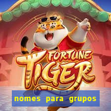 nomes para grupos de loteria no zap